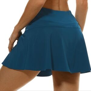 Teal Athletic Skirt